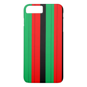 Capa Para iPhone Da Case-Mate Kwanzaa colore o teste padrão verde preto vermelh