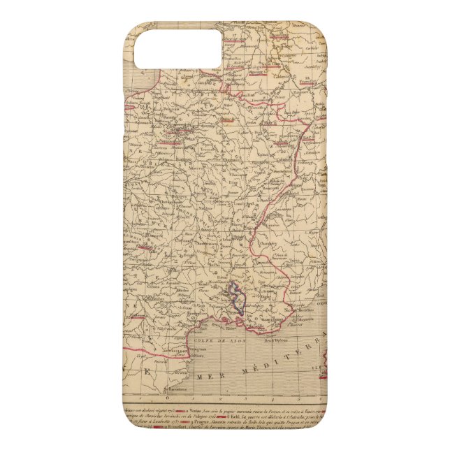 Capa Para iPhone, Case-Mate La France 1715 um 1774 (Verso)