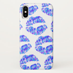 Capa Para iPhone Da Case-Mate LÁBIOS DE BEIJO UNICÓRNIO Metálico Iridescente Rox