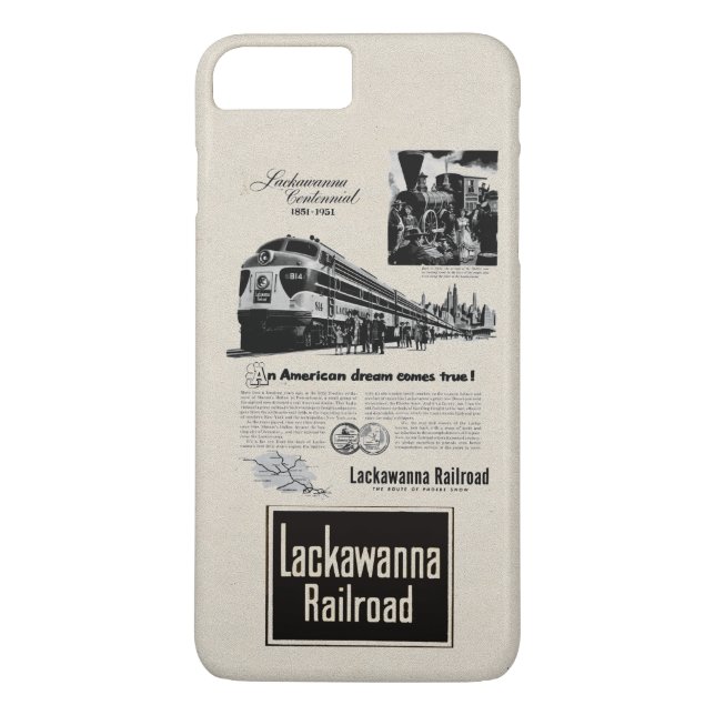 Capa Para iPhone, Case-Mate Lackawanna Railroad Centennial 1951 (Verso)