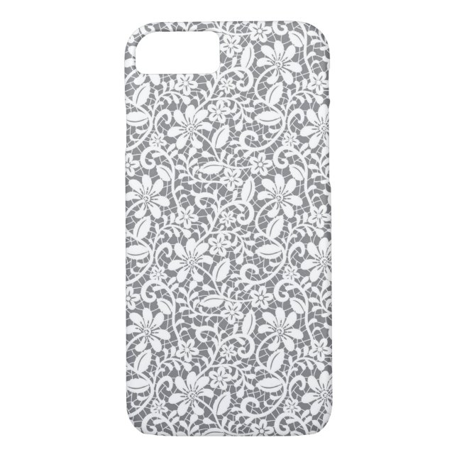 Capa Para iPhone, Case-Mate Laço branco 1 (Verso)