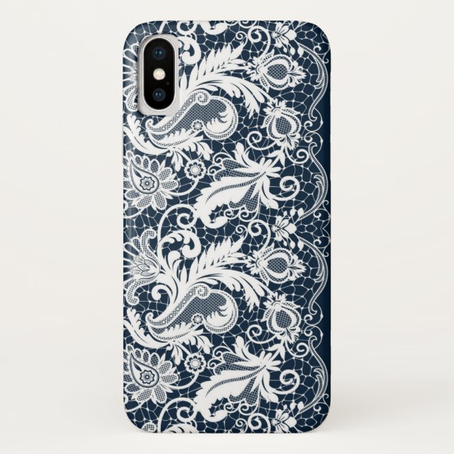 Capa Para iPhone, Case-Mate Laço branco 2 (Verso)