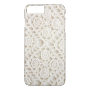 Capa Para iPhone Da Case-Mate Laço esbranquiçado do crochet