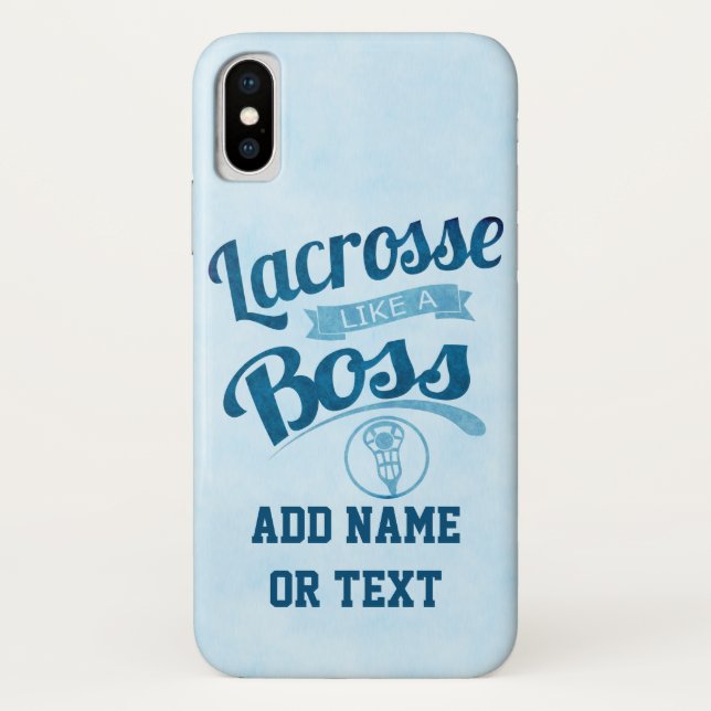 Capa Para iPhone, Case-Mate Lacrosse Como Um Chefe (Verso)