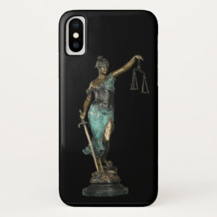Capa Para iPhone Da Case-Mate Lady Justice on Black Velvet