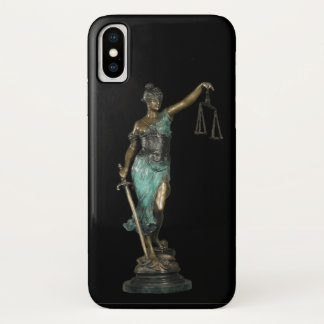 Capa Para iPhone Da Case-Mate Lady Justice on Black Velvet