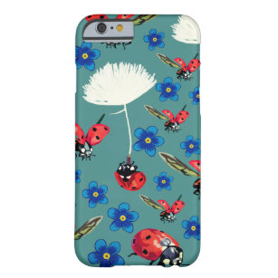 Capa Barely There Para iPhone 6 Ladybird & Flowers iPhone 6/6, mal lá