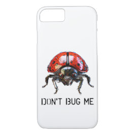 Capa iPhone 8/ 7 Ladybug Mecânico NÃO ME INSETO