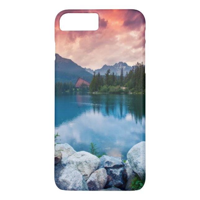 Capa Para iPhone, Case-Mate Lago de montanha no Parque Nacional High Tatra 2 (Verso)