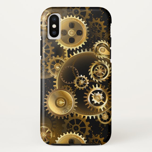 Capa Para iPhone, Case-Mate Lágrimas de latão sem costura (Verso)