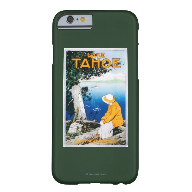 Capa Para iPhone, Case-Mate Lake Tahoe PosterLake relativo à promoção Tahoe, (Verso)