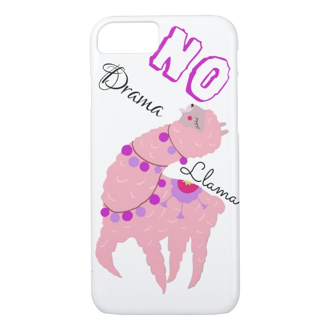 Capa Para iPhone, Case-Mate Lama nenhum drama (Verso)