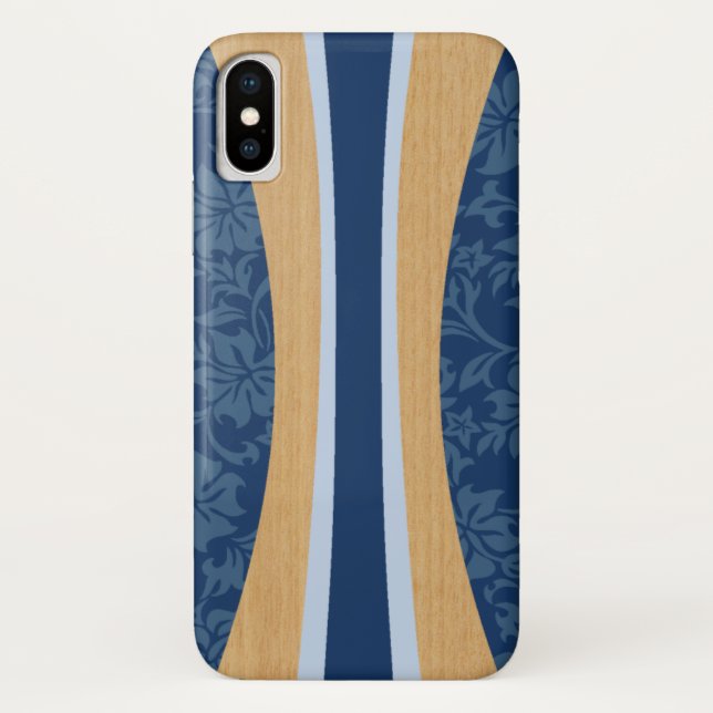 Capa Para iPhone, Case-Mate Laniakea Hawaiian Faux Wood Surfboard (Verso)