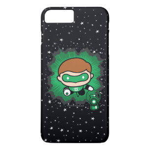 Capa Para iPhone Da Case-Mate Lanterna Verde Chibi Voando Pelo Espaço