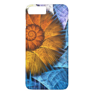 Capa iPhone 8 Plus/7 Plus Laranja Amarelo Amarelo Abstrato
