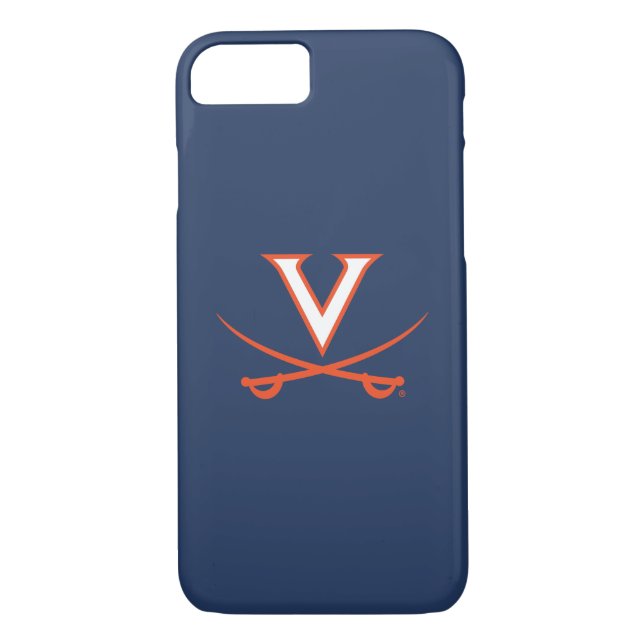 Capa Para iPhone, Case-Mate Laranja das espadas | dos Cavaliers V de Virgínia (Verso)