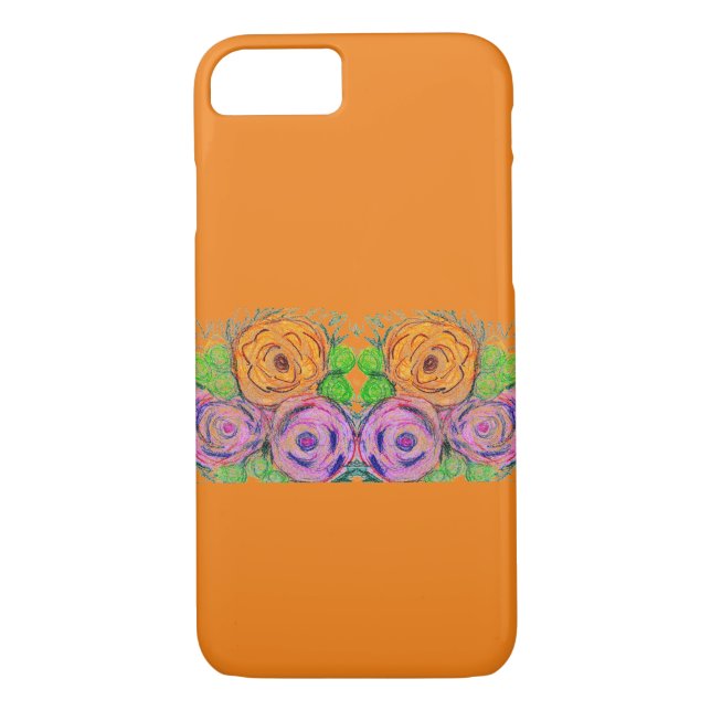 Capa Para iPhone, Case-Mate Laranja e Roxo (Verso)