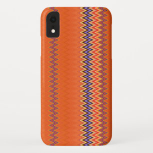 Capa Para iPhone Da Case-Mate Laranja e Zigzag