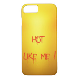 Capa iPhone 8/ 7 Laranja quente.