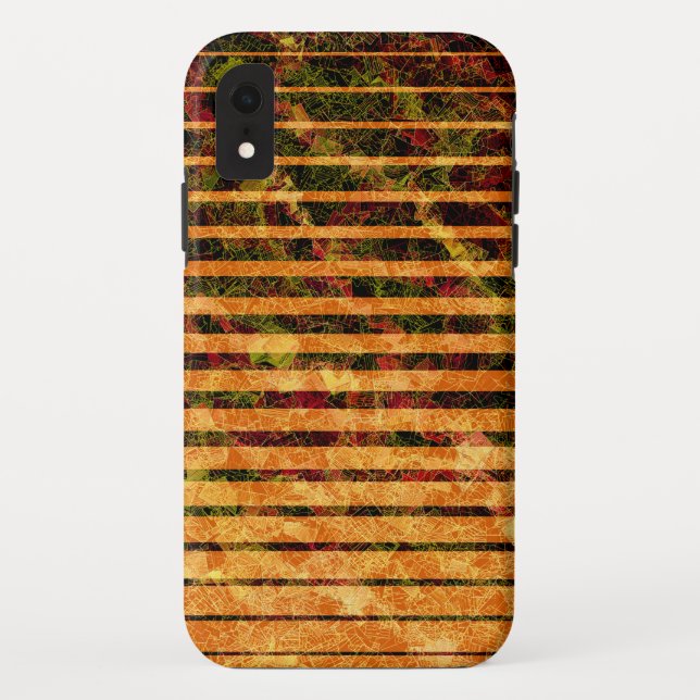 Capa Para iPhone, Case-Mate Laranjas estranhas e quadrados pequenos arranhados (Verso)