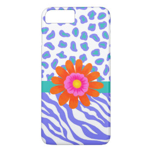 Capa Para iPhone Da Case-Mate Lavanda e Zebra Branca - Pele do Leopardo - Flor L