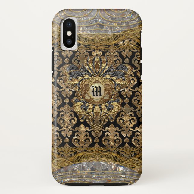 Capa Para iPhone, Case-Mate Le Shantesa Bonito Monograma Barroco (Verso)