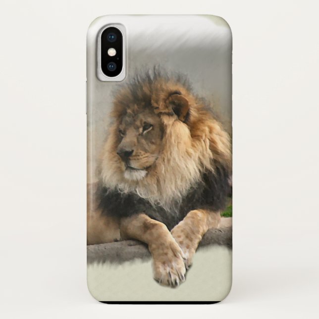 Capa Para iPhone, Case-Mate Leão Amante Rei da Selva (Verso)