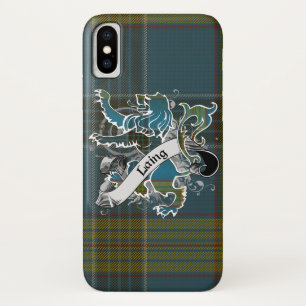 Capa Para iPhone Da Case-Mate Leão do Tartan de Laing