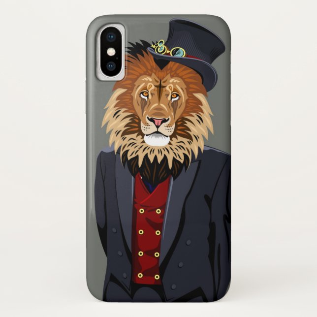 Capa Para iPhone, Case-Mate Leão elegante (Verso)
