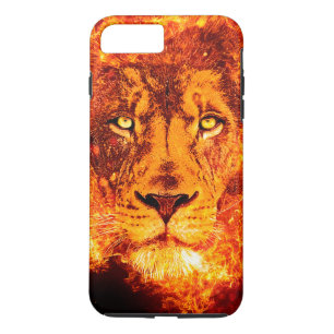 Capa iPhone 8 Plus/7 Plus Leão Flamejante de Judah