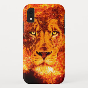 Capa Para iPhone Da Case-Mate Leão Flamejante Incrível