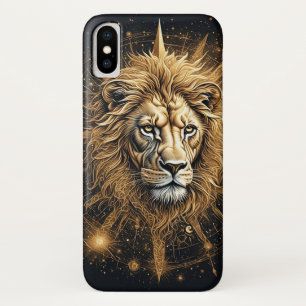 Capa Para iPhone Da Case-Mate Leão vívido na Galáxia Estelar Cósmica