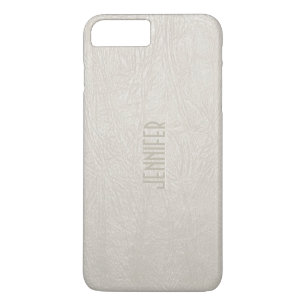 Capa Para iPhone Da Case-Mate Leather Faux Tones Beige