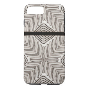 Capa Para iPhone Da Case-Mate Leather Impressão Branca Moderna da África Tribal