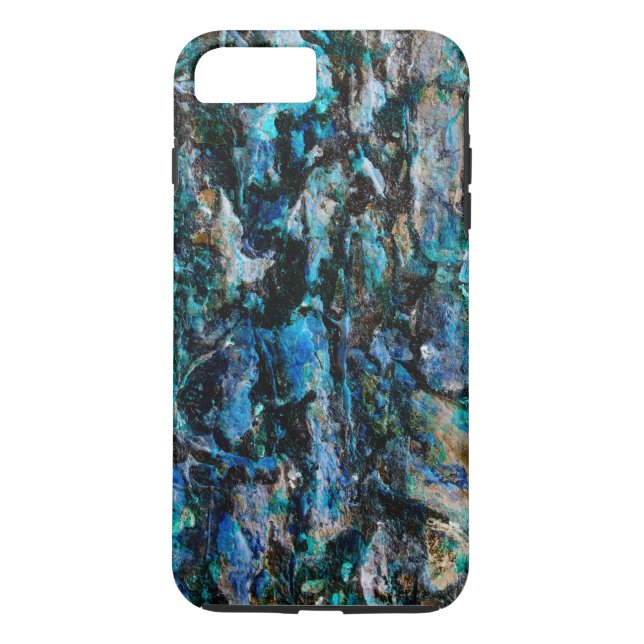 Capa Para iPhone, Case-Mate Legal pintura azul Abstrato Design (Verso)