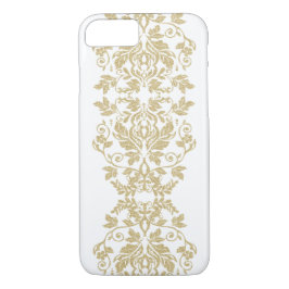 Capa iPhone 8/ 7 Legenda do Damask Dourado