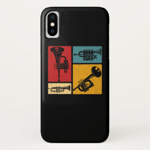 Capa Para iPhone Da Case-Mate Leitor de Trompete de Banda de Marcha Vintage Desi