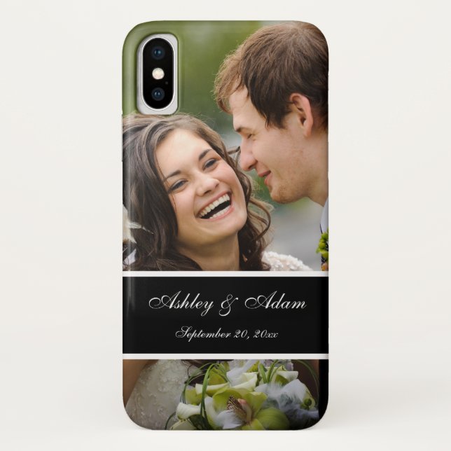 Capa Para iPhone, Case-Mate Lembrança Wedding personalizada da foto (Verso)