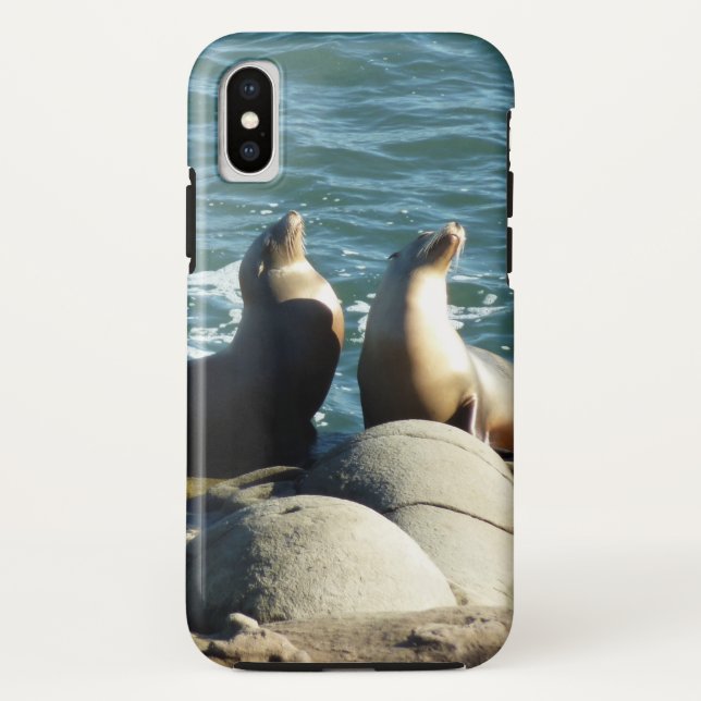 Capa Para iPhone, Case-Mate Leões Marinhos de San Diego (Verso)
