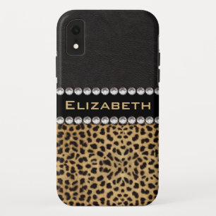 Capa Para iPhone Da Case-Mate Leopard Spot Rhinestone Diamantes Monograma FOTO
