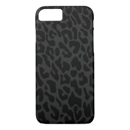 Capa iPhone 8/ 7 leopardo negro
