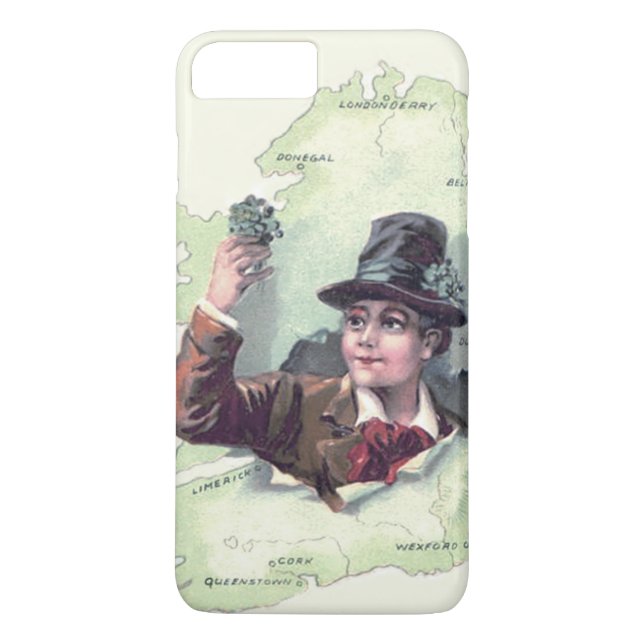 Capa Para iPhone, Case-Mate Leprechaun Shamrock Ireland (Verso)