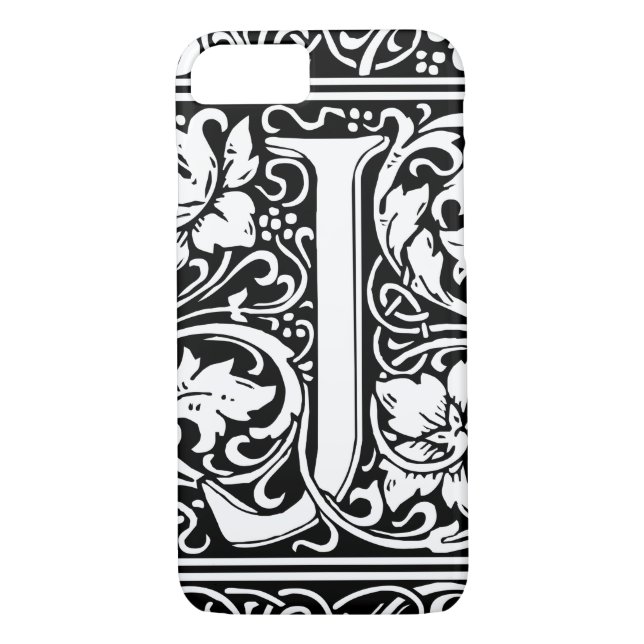 Capa Para iPhone, Case-Mate Letra J Monograma Medieval Art Nouveau (Verso)