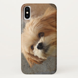 Capa Para iPhone Da Case-Mate Lhasa Apso cão em um jardim