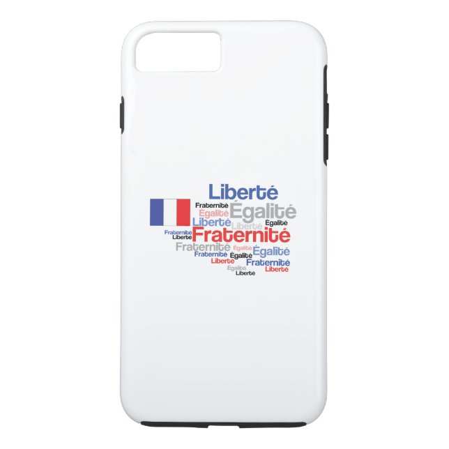 Capa Para iPhone, Case-Mate Liberté, Égalité, Fraternité - bandeira francesa (Verso)