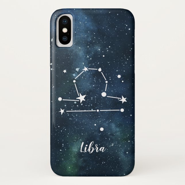 Capa Para iPhone, Case-Mate Libra | Constelação Astrológica de Símbolo Zodiaco (Verso)