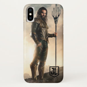 Capa Para iPhone Da Case-Mate Liga da Justiça  Aquaman no campo de batalha