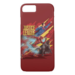 Capa Para iPhone Da Case-Mate Liga da Justiça   Crachá Superman, Flash e Batman
