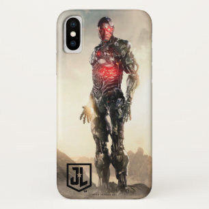 Capa Para iPhone Da Case-Mate Liga da Justiça   Cyborg Em Battlefield