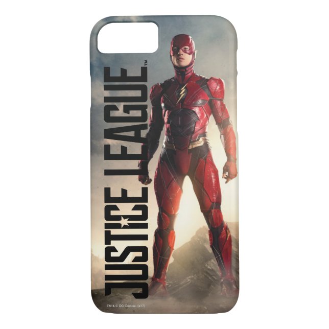 Capa Para iPhone, Case-Mate Liga da Justiça | Flash no Battlefield (Verso)